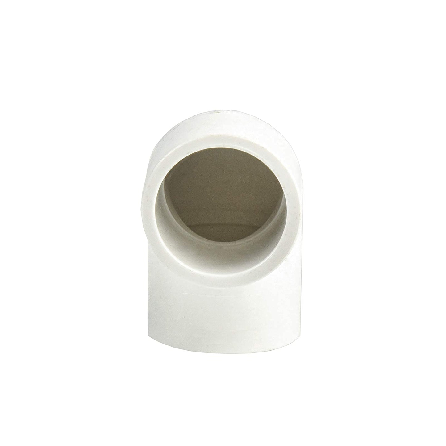 FangKingNo 10pcs 1/2" 2-Way PVC Pipe Fitting 90 Degree Elbow PVC Adapter Coupling Schedule 40 White Socket 90 Degree PVC Pipe Elbow - 10 Pack, (0.5 Inch)