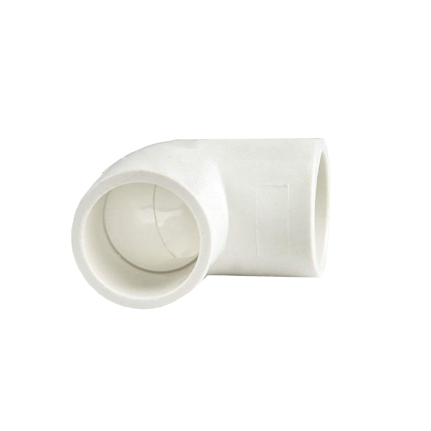 FangKingNo 10pcs 1/2" 2-Way PVC Pipe Fitting 90 Degree Elbow PVC Adapter Coupling Schedule 40 White Socket 90 Degree PVC Pipe Elbow - 10 Pack, (0.5 Inch)